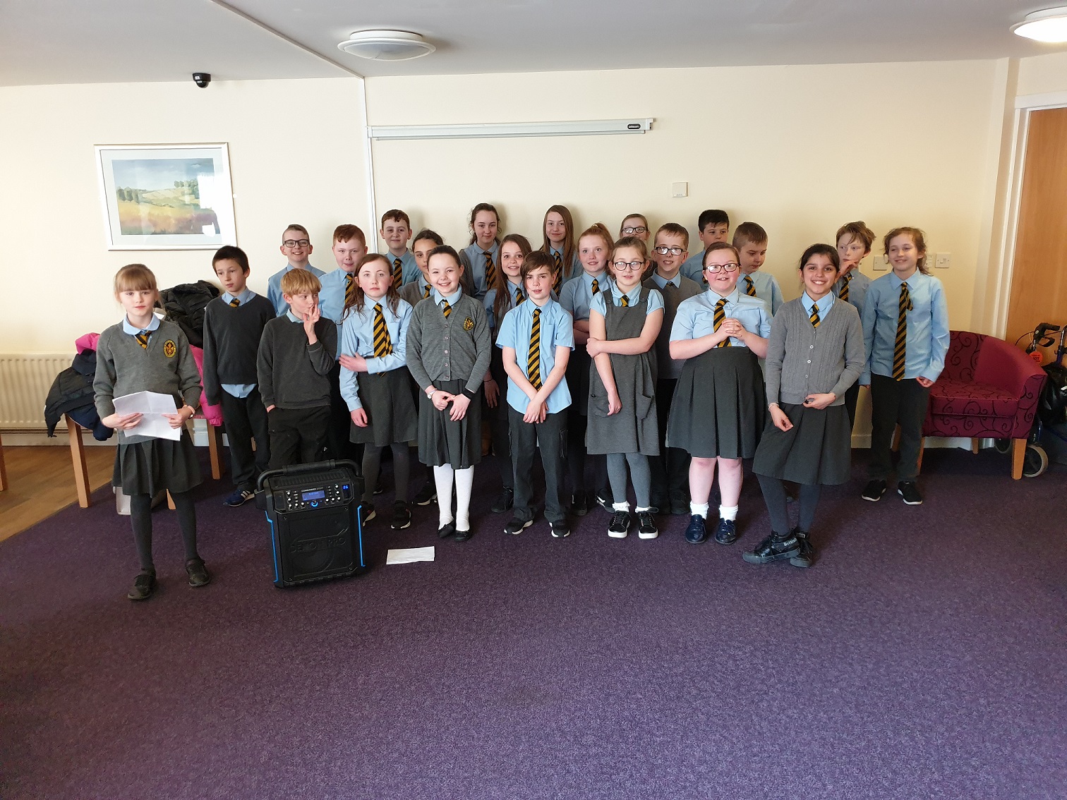 Pupils light up Easter for Cumbernauld retirees Scottish Housing News